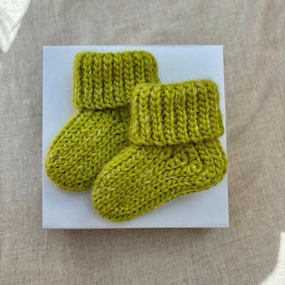 Mohair Baby Booties
