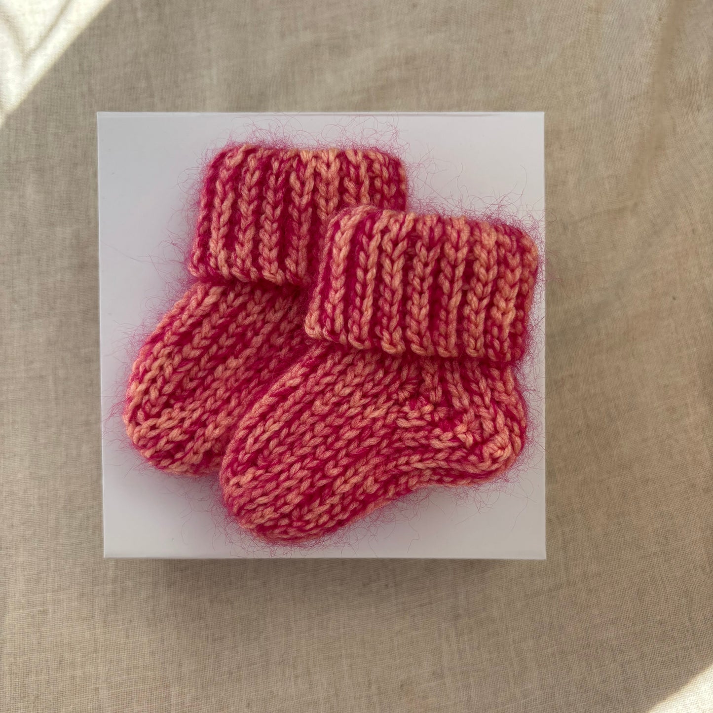 Mohair Baby Booties