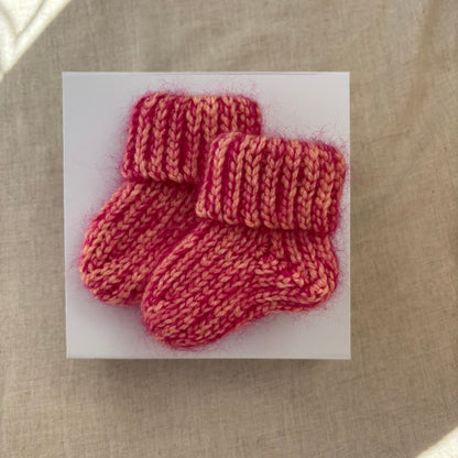 Mohair Baby Booties