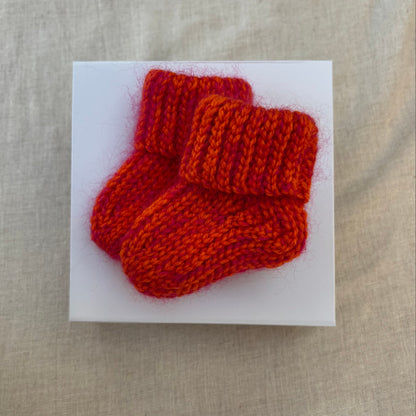 Mohair Baby Booties